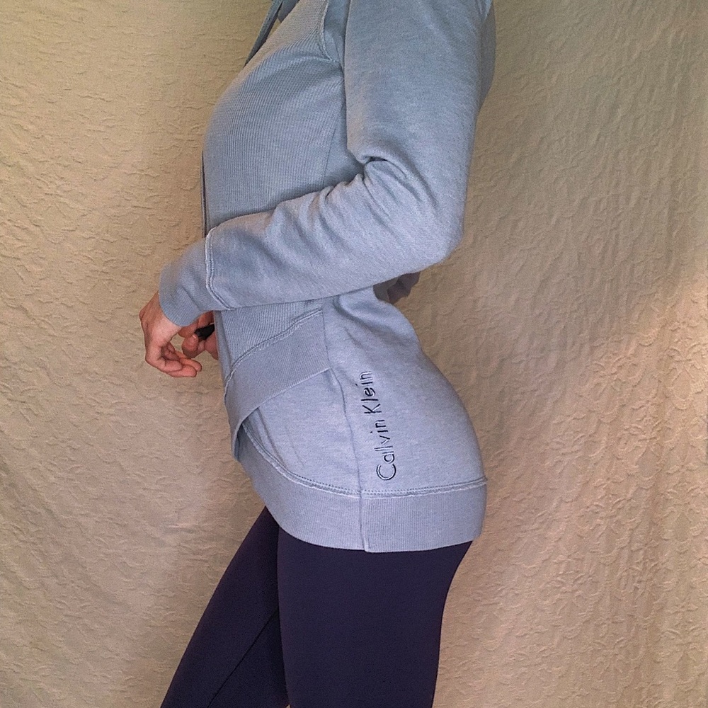 Calvin Klein Fleece Lined Funnel Neck Sweater